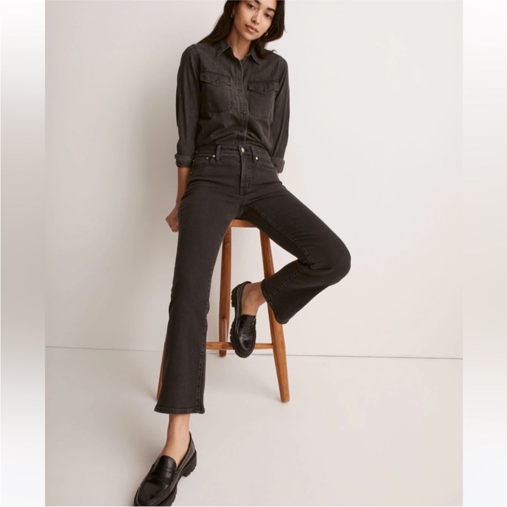 NWT Madewell Kick Out Crop Jeans, waist size 27 petite - Picture 10 of 10